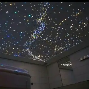 สั่งทำตกแต่งเพดานทันเดอร์และฟ้าผ่าดอกไม้ไฟดาวเต็มไปด้วยดวงดาวเพดานใยแก้วนำแสง