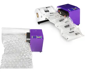 Machine de remplissage d'air portable d'emballage de bulle d'air à grande vitesse machine de remplissage d'air de film de bulle d'amortissement d'oreiller multifonctionnel