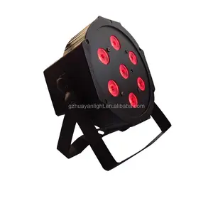 7*10w RGBW Mini Par Light Led Slim Flat Par Light For Disco Light Night Club Small Dj Dancing Home Party