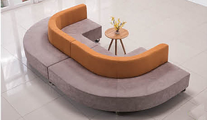 Últimos Diseños y Precios de Sofás Seccionales en Forma de U para Dormitorio, Mini Sofá de Esquina Económico de Media Luna - Product Image 6