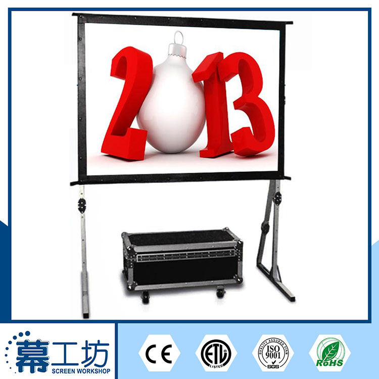 Оптовая Китай 16: 9 быстро раза экран, изготовленный на заказ сложите экраны