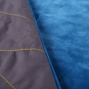 2017 mode pas cher 2 côté double pli bleu quilting <span class=keywords><strong>anti</strong></span> pilling polaire couverture micro lot - Product Image 4