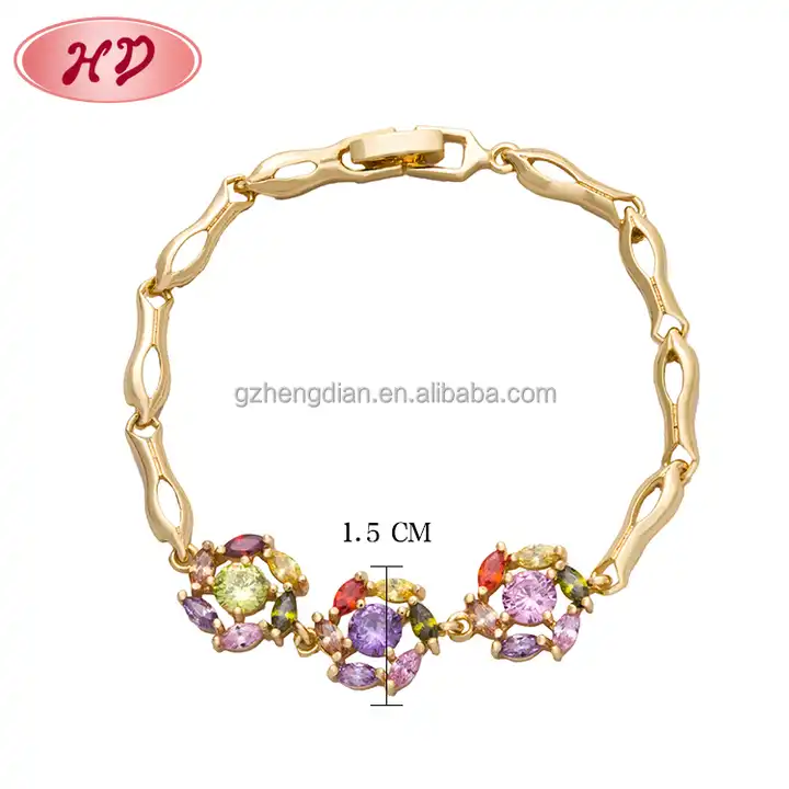 Wholesale simple style solid color stainless steel plating 18k gold plated  bracelets - Nihaojewelry