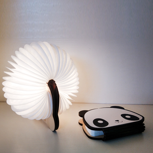 Mars <span class=keywords><strong>expo</strong></span> pliant led promotion cadeau mini en bois livre lampe - Product Image 3