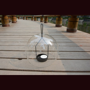 round ball <strong>tealight</strong> <strong>lantern</strong> with iron stand - Product Image 5