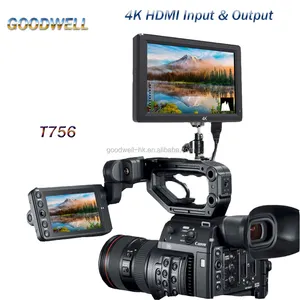 Venta al por mayor profesional <span class=keywords><strong>4K</strong></span> 1920X 1200 IPS Panel 7 "DSLR Mount Monitor con <span class=keywords><strong>Zebra</strong></span> Exposure , Zoom in - Product Image 1