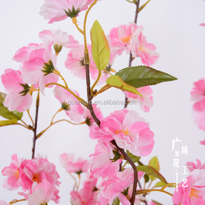 Plantes artificielles <span class=keywords><strong>Bonsaï</strong></span>, cerisier en fleurs, pêcher en fleurs, plante en <span class=keywords><strong>pot</strong></span> pour la décoration - Product Image 2