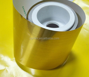 Rotoli di <span class=keywords><strong>Carta</strong></span> Metallizzata Oro Monofacciale su Poliestere con Adesivo Acrilico Attivabile ad Acqua <span class=keywords><strong>per</strong></span> Uso Mascherante - Product Image 6