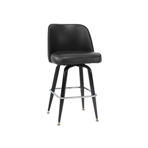 Modern Industrial Commercial Style Swivel <strong>Bar</strong> <strong>Stools</strong> <strong>Leather</strong> With Metal Chair Frame for Kitchen Dining Restaurant Home <strong>Bar</strong> Use - Product Image 3