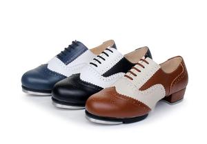Zapatos de Claqué de Cuero Vacuno de Alta Calidad al por Mayor para Mujeres, Hombres, Niñas y Niños, en Varios Colores, Genuinos - Product Image 4