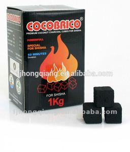Hong Qiang des échantillons gratuits cubes de noix de coco <span class=keywords><strong>charbon</strong></span> narguilé <span class=keywords><strong>cocobrico</strong></span> marque - Product Image 1