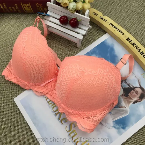 Europe and the United States foreign trade have rims thin cup Striped lace Gather ladies bra cs1553