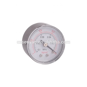 진공 게이지 핫 세일 1.5 "백 마운트-1-0bar /-<span class=keywords><strong>760mmHg</strong></span>-0 또는-100kpa-0 펌프 용 압력계 - Product Image 2
