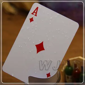 Custom PVC Poker Card Washable 100% Plastic Playing Cards