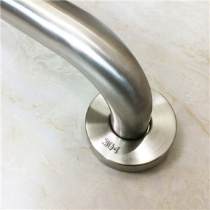 HF 304 Stainless Steel Safety <strong>Grab</strong> <strong>Bar</strong> for Disabled Hospital Toilet Bathroom Stainless Steel Eco-Friendly Wall-Mounted 40CM - Product Image 3