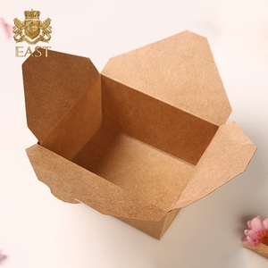 Boîte <span class=keywords><strong>de</strong></span> livraison <span class=keywords><strong>de</strong></span> nourriture en carton pliable écologique personnalisé, boîte d'emballage à emporter <span class=keywords><strong>de</strong></span> restauration rapide <span class=keywords><strong>de</strong></span> restaurant - Product Image 3