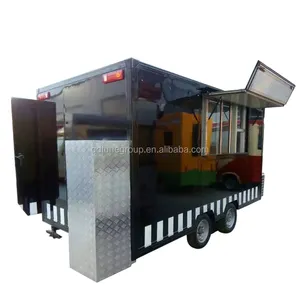 Mobile pizza cart snack food trailer/popcorn cotton candy trailers