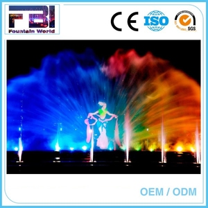 Pantalla de <span class=keywords><strong>Niebla</strong></span> Interactiva Fabricada en China, Luz RGB de Alta Intensidad, Pantalla de Agua Musical con Proyección de Películas y Fuente para Uso en Exteriores - Product Image 2