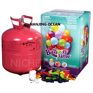 7.5L/13.4L/22.4L Kleine Draagbare Stalen Cilinder Zuurstof Gas Cilinder Voor Helium Ballonnen