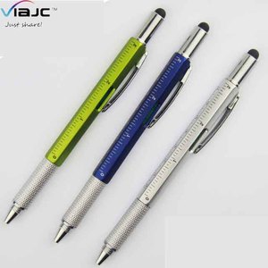 5 trong 1 công cụ đa chức năng bút với screwdrive/người cai trị/cấp/Active Stylus - Product Image 6