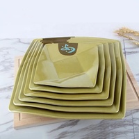 Assiettes de cuisine en mélamine, 24 pièces, plats asiatiques de haute qualité service de vaisselle