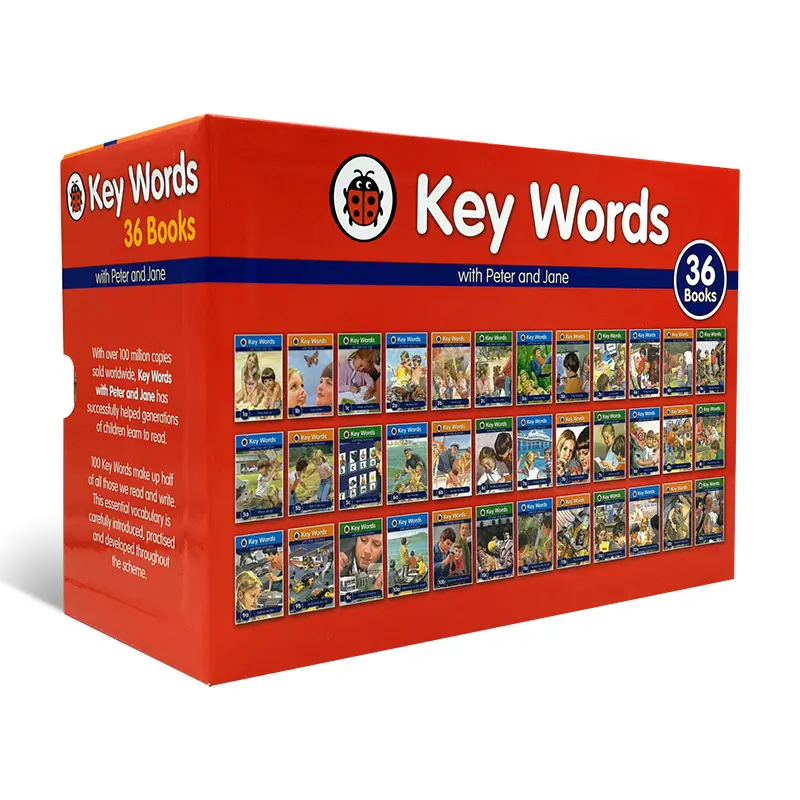 Ladybird Key Words with Peter Jane early education book english Picture Books