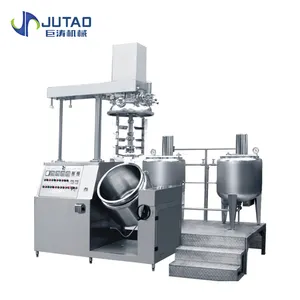 50 liters hydraulic lifting vacuum homogenizer mixer emulsifying mixer for paste cream