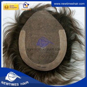 LD16: Sistema de peluquín base mono bien soldada con perímetro de PU en parte trasera y lateral - Product Image 1