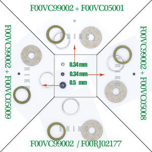 ERIKC F OOV C17 504 arandela de cobre de inyección FOOVC17504 junta de cabeza de anillo de cobre FOOV C17 504 (7,1*15*2) - Product Image 3