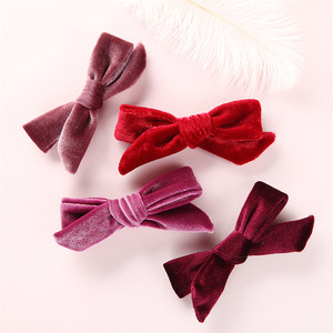 Schoolgirl Velvet Elastic Hairband Hair Accessories Custom <strong>Baby</strong> <strong>Headband</strong> - Product Image 5