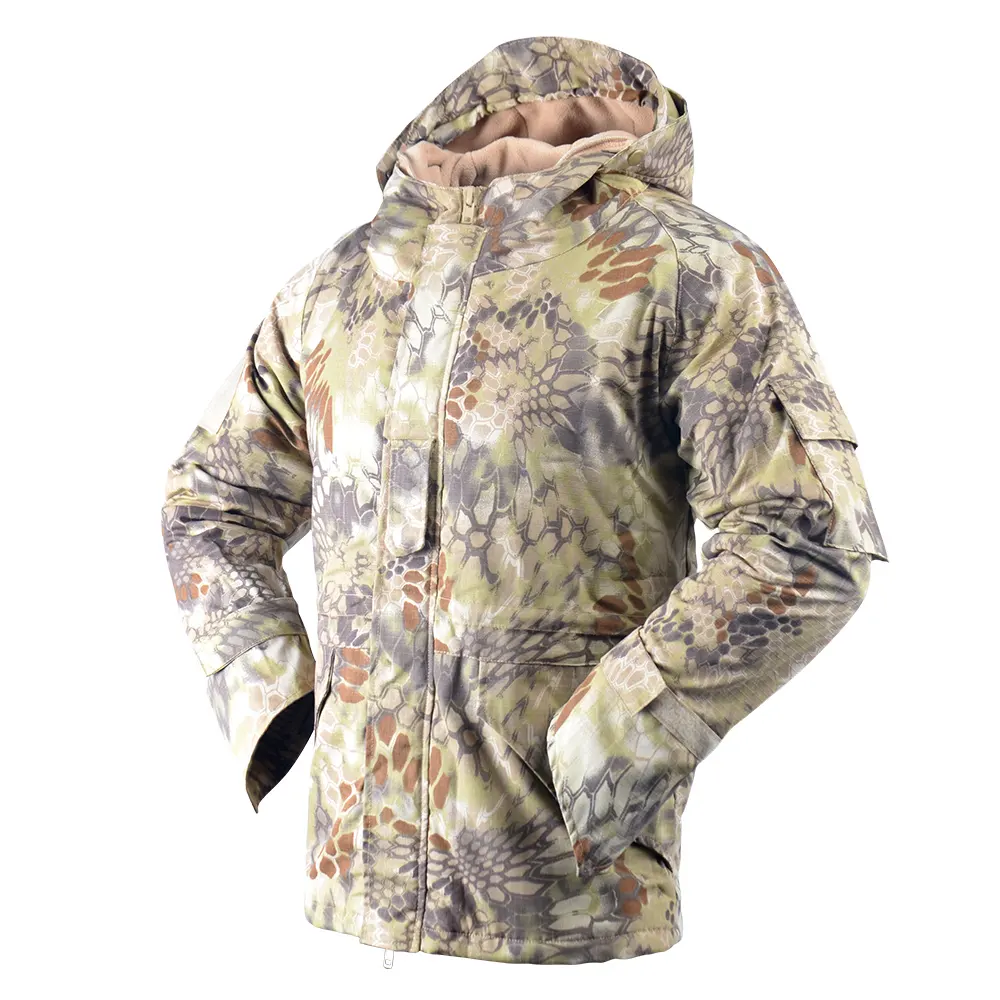 Outdoor Camouflage Coat Jacket Casaco Men G8 Windbreaker Fleece Hunting Jungle Clothes