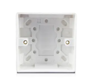 High quality electrical accessories white bakelite british standard wall switch box