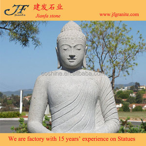 8 <span class=keywords><strong>statue</strong></span> de jardin en pierre de bouddha blanche, <span class=keywords><strong>statue</strong></span> de haute qualité - Product Image 2
