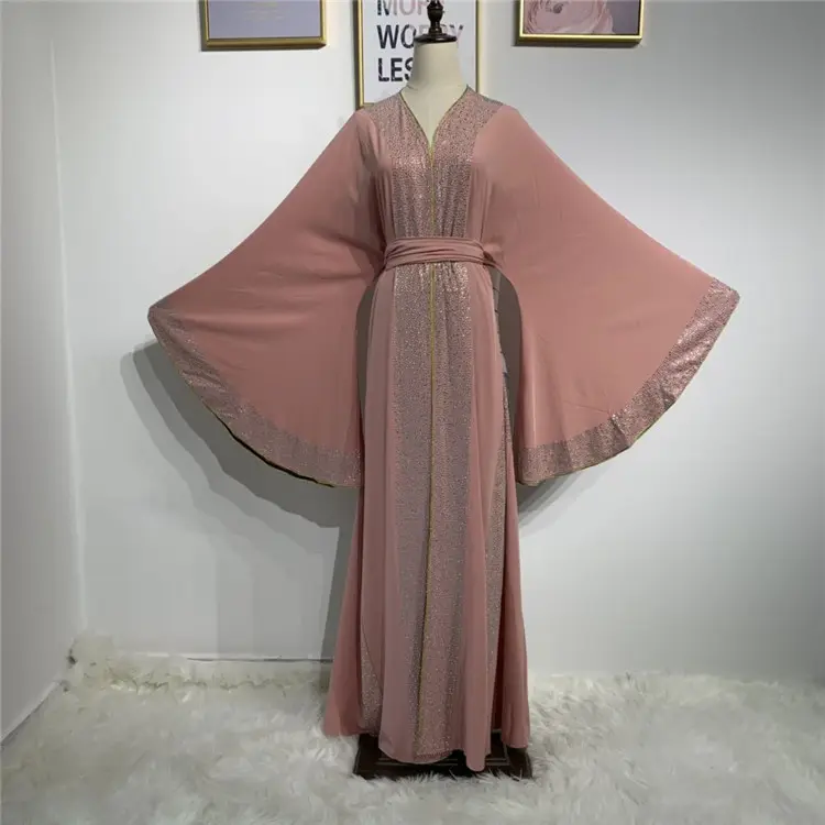 New collection fashion Luxury desig high quality Dubai style muslim women sequin abaya dubai