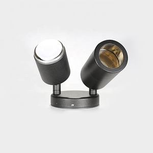 Applique murale extérieure en Aluminium, Double pilier d'éclairage réglable, IP65, 2 luminaires - Product Image 5