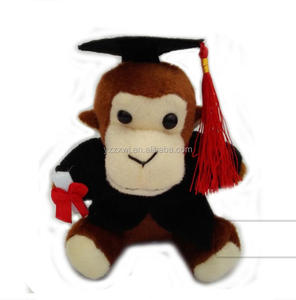 graduation monkey stuffed animal