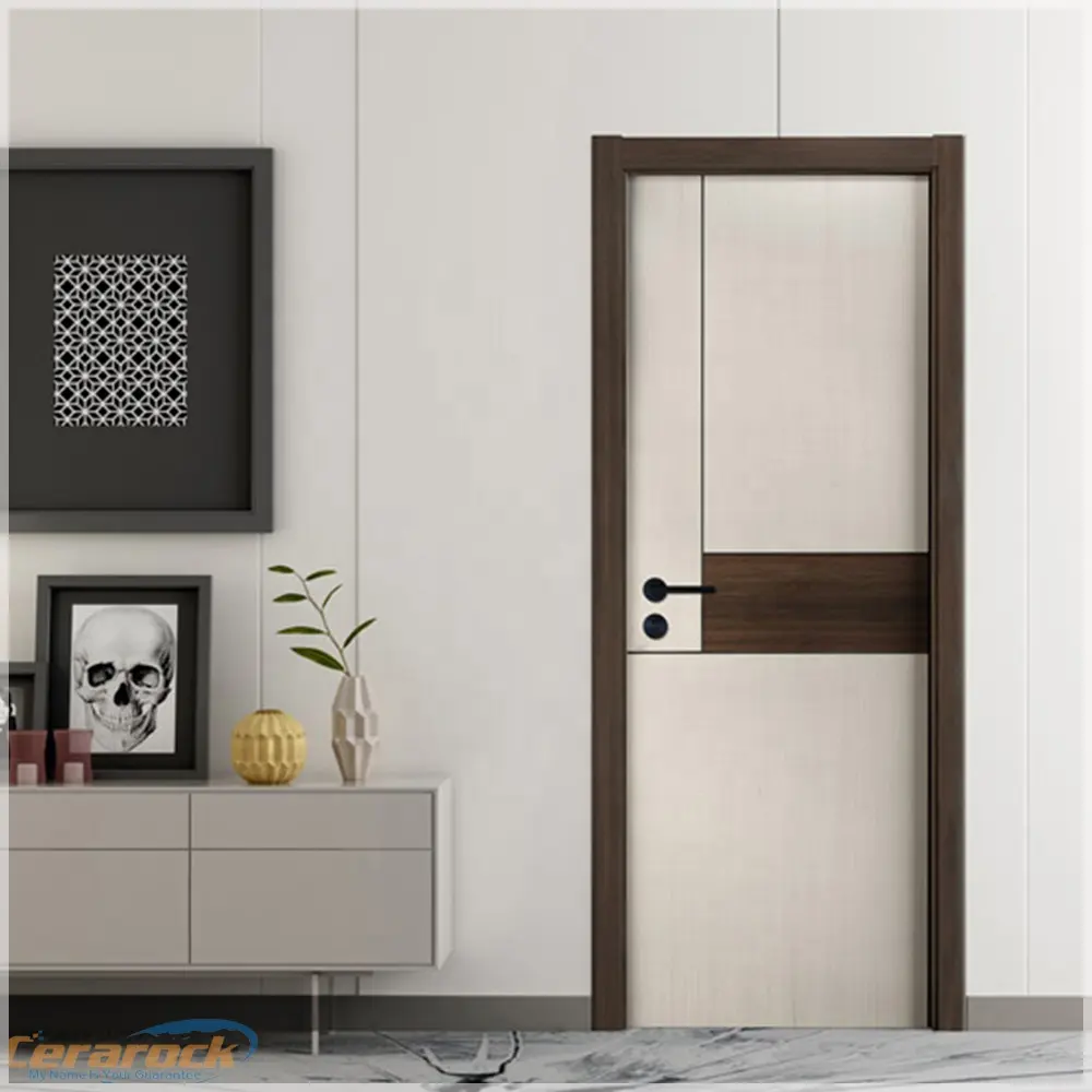 Cerarock discount wooden PVC door, pretty door PVC door in EURO