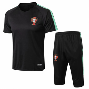 100% polyester chemise + <span class=keywords><strong>pantalon</strong></span> de football du portugal jersey - Product Image 1