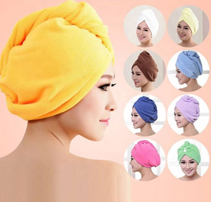 Toallas de salón de <span class=keywords><strong>microfibra</strong></span> para niña y mujer, turbante de secado rápido, personalizado, precio bajo, venta al por mayor - Product Image 1