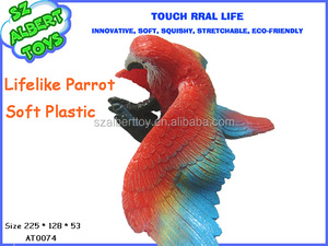 SZAT AT0074 Giocattolo Morbido a Forma di Pappagallo Realistico in Plastica per Bambini e Famiglia - Product Image 2