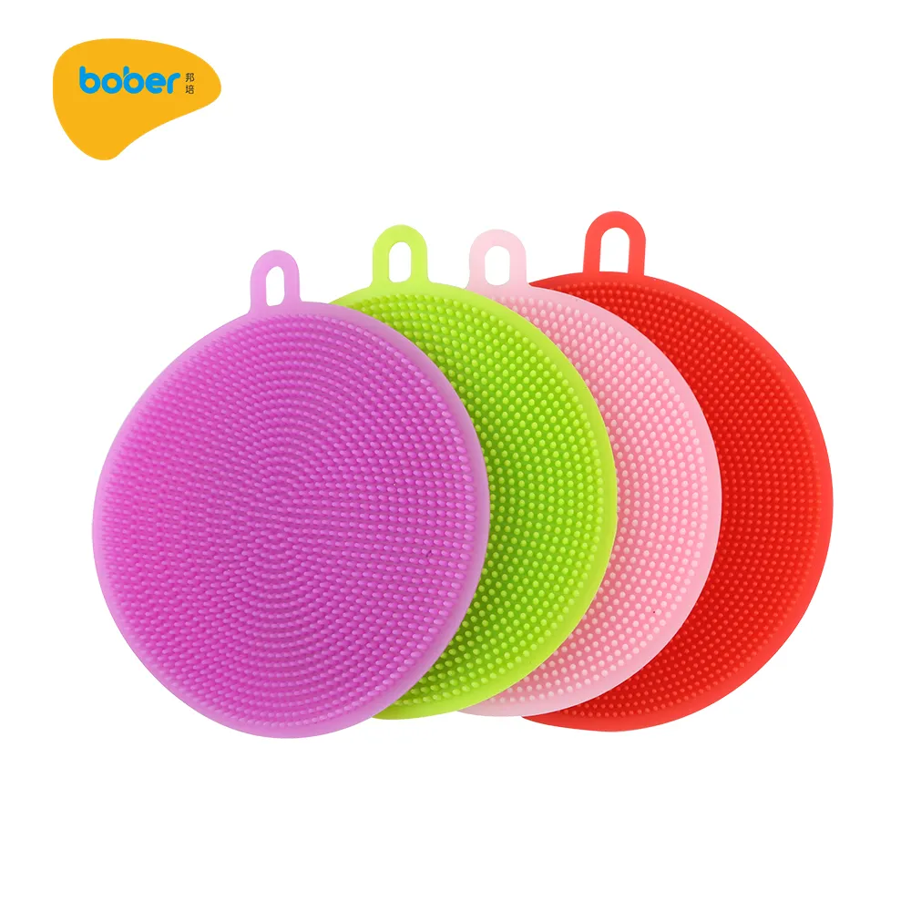 Scrubber Kitchen Brush Silicone Sponge Durable Dish Silicone Kitchenware Dish washing