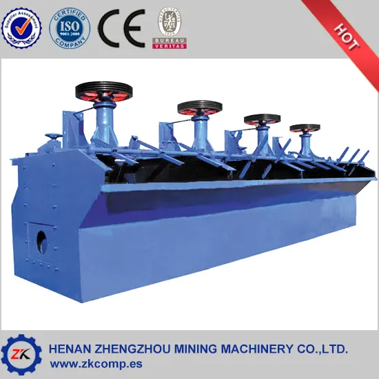 Máquina de flotación de procesamiento minerales, Separador de flotación de minería/ metal agitado para la venta
