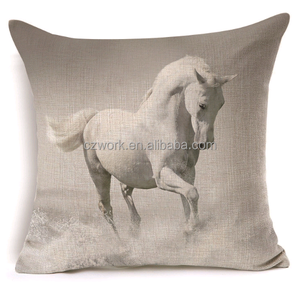Horses designs cotton linen 45x45 pillow waist cushion cover pillow case decorate custom throw pillow cover - Product Image 5