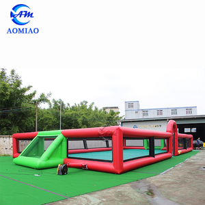 Pvc Opblaasbare Voetbalveld Aangepaste Opblaasbare Voetbal Game Pitch Voor Verkoop - Product Image 4