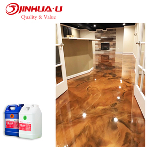 Dua Komponen Epoxy A dan Hardner B Epoxy Resin untuk Floor Coating