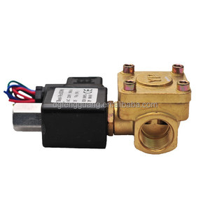 12 V 24 V voltios DC 220 V AC 5 2 5 3 way aire neumático válvula solenoide para tornillo compresor de aire - Product Image 1