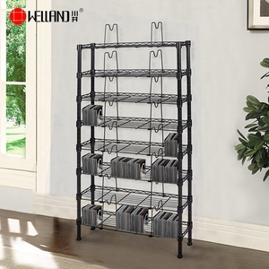 Multicouche Jeux Titulaire Tour <span class=keywords><strong>DVD</strong></span> De Stockage D'affichage de Métal <span class=keywords><strong>CD</strong></span> Organisateur Rack étagère - Product Image 1