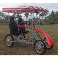 Tarifaires Caravane Visites 2 Personne Tandem Cruiser Vélo Vélo De Tourisme à vendre