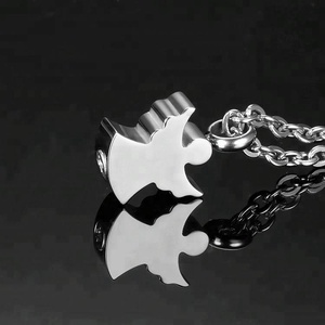 Stainless Steel Cremation Angel Pendant for Keepsake Waterproof Steel <strong>Necklace</strong> for <strong>Ash</strong> <strong>Holding</strong> Cremation Angel Pendant - Product Image 2