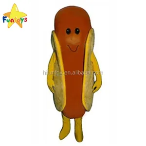 Funtoys gıda karnaval reklam sıcak köpek maskot kostüm yetişkin